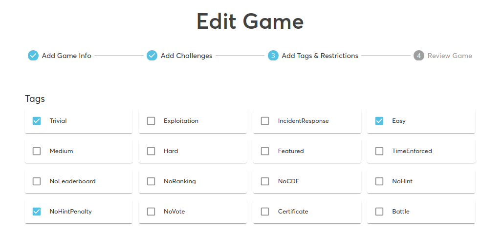 EditGameTags