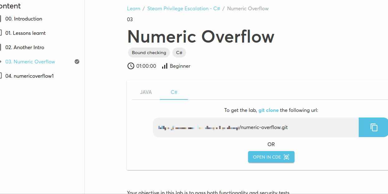 Initiating CDE from Learn